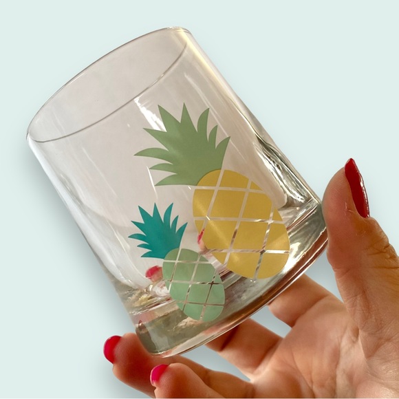 Chic & Tonic Pineapple Lowball Glasses Set of 4 in Box - Picture 12 of 12